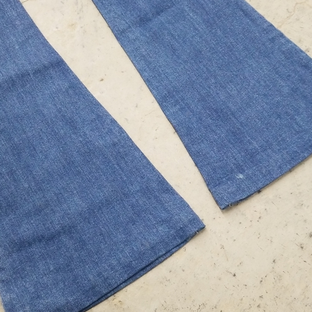 Sun & Shadow vintage flare blue Jeans button fly - Picture 7 of 8